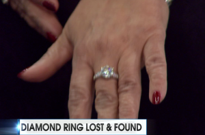 airport lost diamond ring